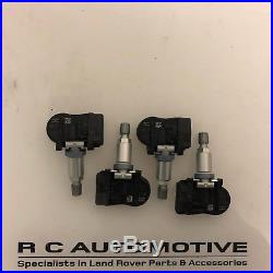 Set Of 4 Range Rover Evoque Tyre Pressure Sensor Tpms Valve Gx63-1a159-aa