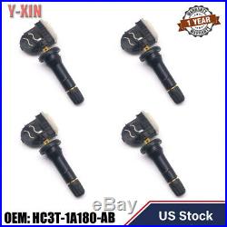 Set of 4 HC3T-1A180-AB Tire Pressure Monitor Sensor (TPMS) For Ford Lincoln