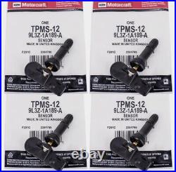 Set of 4 Motorcraft Tire Pressure Monitoring System TPMS Sensors Ford Lincoln
