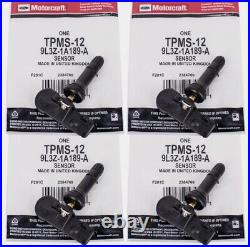 Set of 4 Motorcraft Tire Pressure Monitoring System TPMS Sensors Ford Lincoln