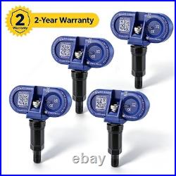 Set of 4 NEW For Tesla Model 3 S X Y Bluetooth TPMS Sensor with Nut 1490701-01-E
