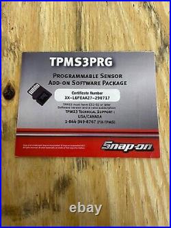 Snap-on TPMS3 Tire Pressure Sensor System Tool Kit With Case