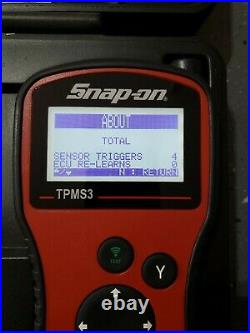 Snap-on Tire Pressure Sensor System Tpms3 Program Reset Tool Mint Condition