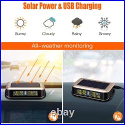 Solar Bus RV Truck TPMS Wireless Tire Pressure Monitoring With 6 Internal Sensor
