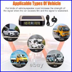Solar Bus RV Truck TPMS Wireless Tire Pressure Monitoring With 6 Internal Sensor