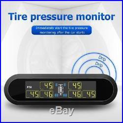 Solar Digital TPMS Tire Pressure Monitor System 6 Sensors T650 For Pickup RV Van