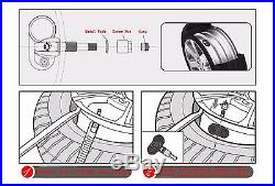Solar Power TPMS Tire Pressure Monitor System+4 Internal Sensor Auto Car