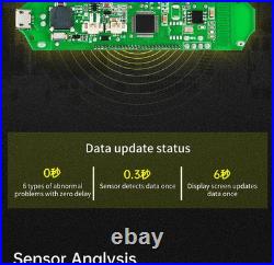Solar TPMS Car Tire Pressure Alarm Monitor System 6 Sensor Tyre Pressure Warning