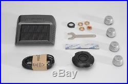 Solar Wireless TPMS Car Tire Pressure LCD Monitoring System + 4 External Sensors