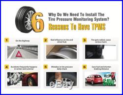 Steelmate Car Auto TPMS Tire Pressure Monitoring System DIY 4 Sensor Wireless