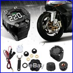 Steelmate DIY TP-90 TPMS Motorcycle Tire Pressure Monitoring System 2 Sensor