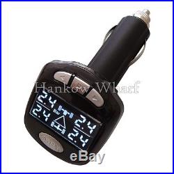 Stock In USA! SPY Wireless Car TPMS Tyre Pressure Monitor With External Sensors