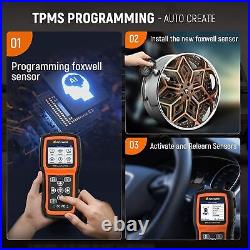 T1000 TPMS Relearn Tire Pressure Sensor Programming Reset Diagnostic Scan Tool