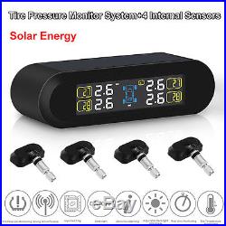 T5NF TPMS Tire Pressure Monitor System+4 Internal Sensors Solar Power For Toyota