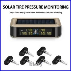TPMS Bus RV Truck Solar Wireless Tire Pressure Monitoring With 6 Internal Sensor
