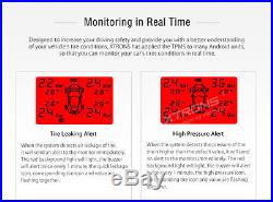 TPMS Car Auto Pressure Tyre Tire Monitoring System+4 External Sensors for Xtrons