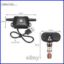 TPMS Car Tire Tyre Pressure Monitoring System 4x Internal Sensor For Android GPS