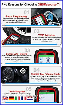 TPMS Diagnostic Reset Tool Car Tire Pressure Sensor Programming Activation Too