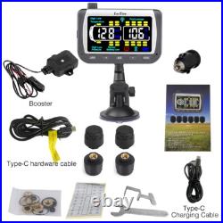 TPMS Real Time/24x7 Tire Pressure Monitoring System-4 AT Sensor with Booster