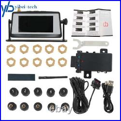 TPMS Real Time Tire Pressure Monitoring System 10 Mixed Sensors