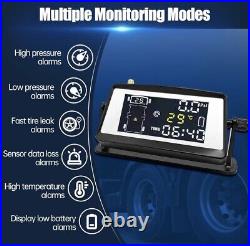 TPMS Real Time Tire Pressure Monitoring System 10 Sensors For RV Trailers, trucks