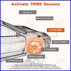 TPMS Relearn Activation Tire Pressure Sensor Programming Reset Diagnostic