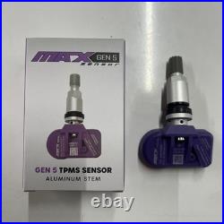 TPMS SENSOR Max Select Pro The Purple Sensor Set of 4 NEW GEN 5 Aluminum Stem