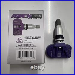 TPMS SENSOR Max Select Pro The Purple Sensor Set of 4 NEW GEN 5 Aluminum Stem