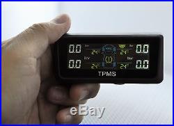 Tpms Solar Power Tire Pressure Monitor + 4 Sensors Fits For Oem Corvette Cruze