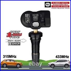 TPMS Sensors 2-in-1 (315MHz + 433MHz) Tire Pressure Monitoring System, OE-Level