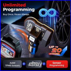 TPMS Sensors, 315MHz 433MHz Compatible, Universal Press-in Tire Pressure Sensor