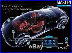 TPMS Tire Pressure Monitor System 4 External Cap22 Sensors DVD Video Car Module
