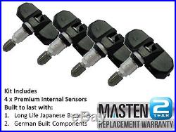 TPMS Tire Pressure Monitor System 4 Internal Valve 22 Sensors DVD Video Car