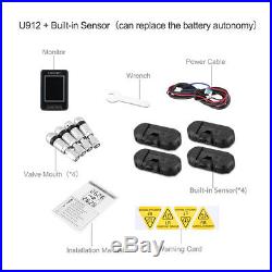TPMS Tire Pressure Monitor System 4 Sensors LCD Display For Toyota Corolla US