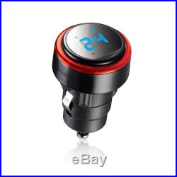 TPMS Tire Pressure Monitor TP-72I PSI External Sensor LED Cigarette Lighter Plug