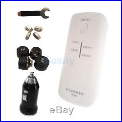 TPMS Tire Tyre Pressure RF Wireless 4 External Sensor Receiver for Android IOS