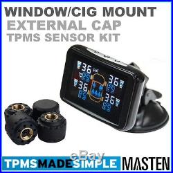 -TPMS Tyre Pressure Monitoring System External Sensor LCD 4WD Wireless PSI 4x4