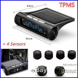 TPMS Tyre Pressure Monitoring System External Tire Sensors LCD Auto Car Wireless