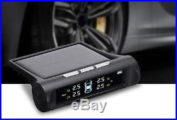 TPMS Tyre Pressure Monitoring System External Tire Sensors LCD Auto Car Wireless