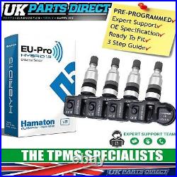 TPMS Tyre Pressure Sensors for Bentley Continental GT (03-05) SET OF 4 CODED