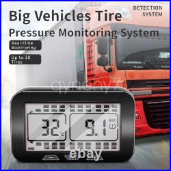 TPMS Tyre Tire Pressure Monitoring System for Truck RV Caravan 12External Sensor