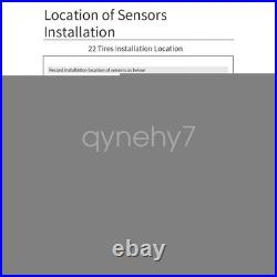 TPMS Tyre Tire Pressure Monitoring System for Truck RV Caravan 12External Sensor
