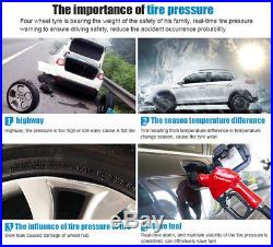 TPMS USB Car Tire Pressure Alarm System Kit 4 Sensor For Android Video Player