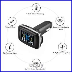 TPMS Wireless Tyre Pressure Monitoring System With LCD Monitor & 4X Tire Sensors
