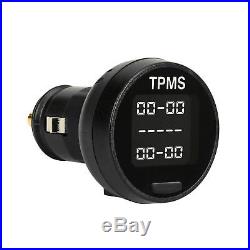 TPMS Wireless Tyre Pressure Monitoring System With LCD Monitor & 4X Tyre Sensors