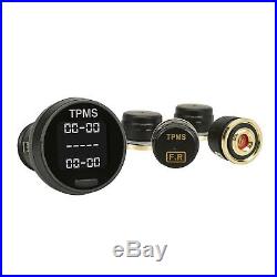 TPMS Wireless Tyre Pressure Monitoring System With LCD Monitor & 4X Tyre Sensors