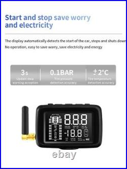 TPMS for Semi Trucks Tire Pressure Monitor System with 10 Sensor Kit US Seller