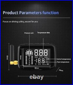 TPMS for Semi Trucks Tire Pressure Monitor System with 10 Sensor Kit US Seller