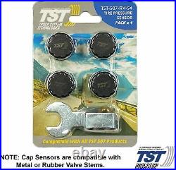TST-507-RV-S4 507 Series RV Tire Pressure Cap Sensor Pack x 4