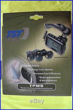 TST TPMS Wireless Tire Pressure Monitoring System 4 FlowThru Sensor TM-507SE
